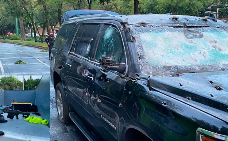  Sufre atentado Omar García Harfuch, secretario de Seguridad Ciudadana, en Reforma