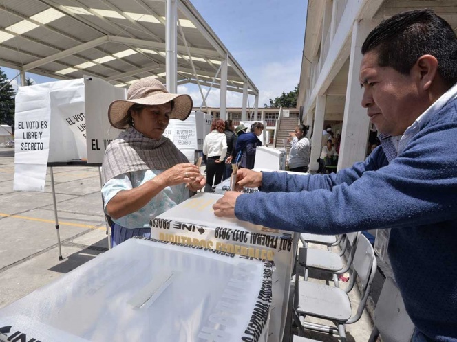  Ensayan estrategia anticovid en casillas