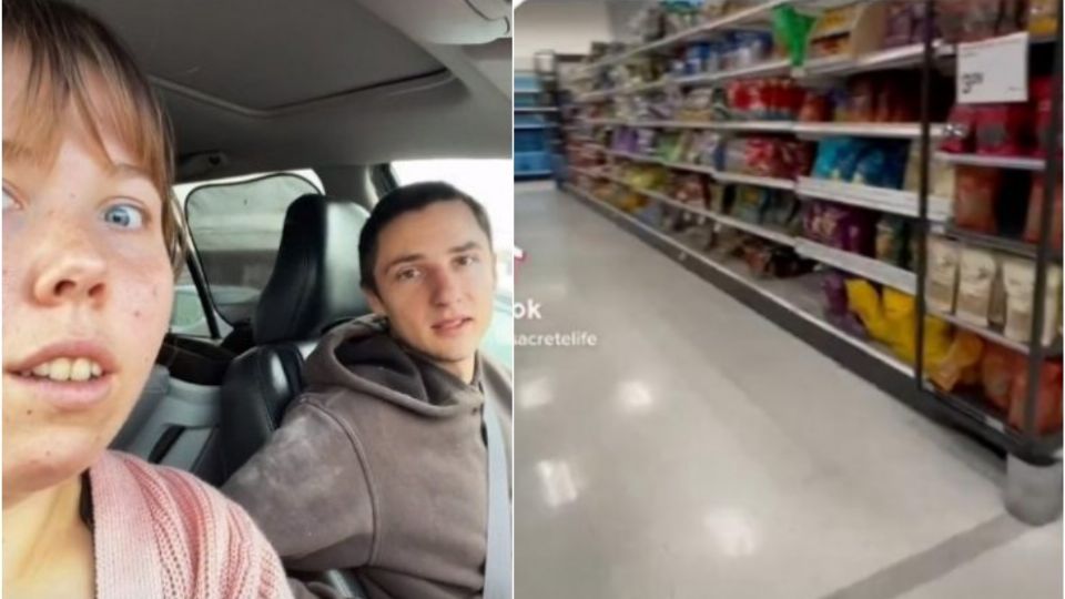  Pareja renta supermercado para NO convivir con gente; le tienen FOBIA a los gérmenes