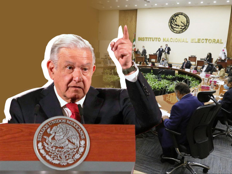  El INE sí se toca y claro que se debe de tocar: López Obrador
