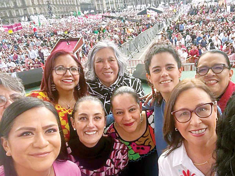  Hubo Zócalo lleno, dice Claudia Sheinbaum