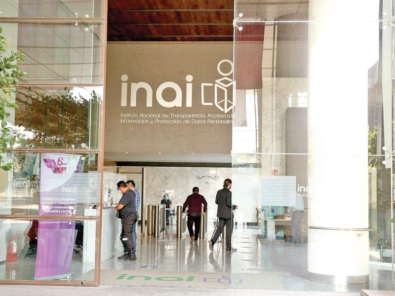  Inai, a 48 horas de parálisis operativa; pleno quedará con sólo 4 integrantes