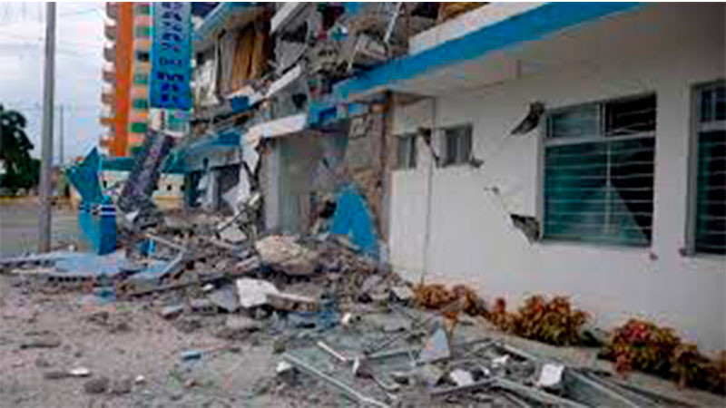  Se reportan al menos 5 muertos tras sismo en Ecuador