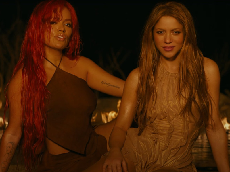  Shakira y Karol G lanzan ‘TQG’ con misiles a Gerard Piqué y Anuel AA; de inmediato es un éxito