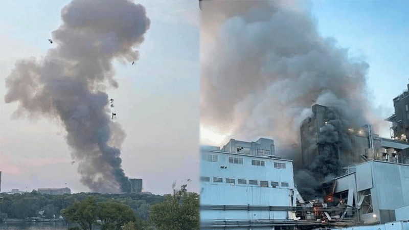  Se registra explosión en fábrica de Illinois; hay al menos 8 heridos