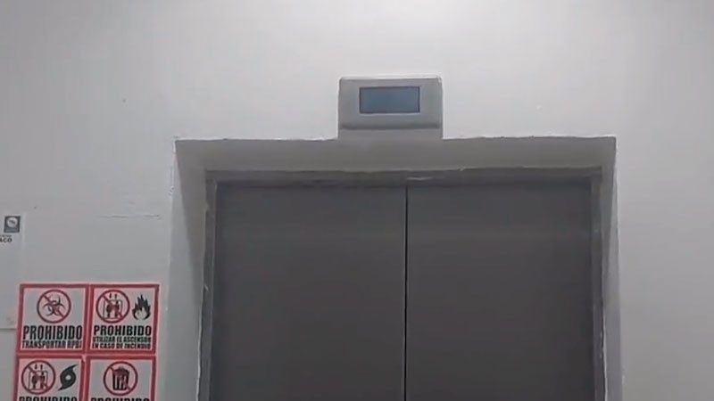  Se desploma elevador en hospital de especialidades en Mérida, Yucatán