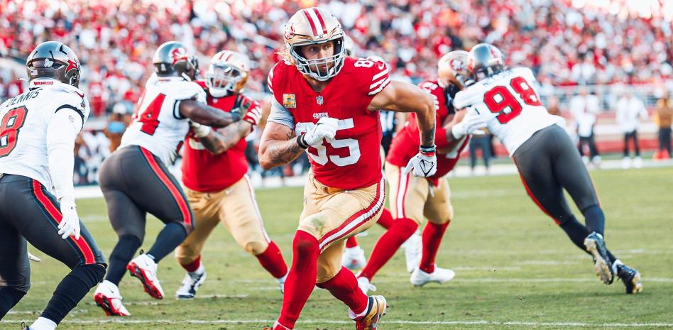  Purdy suma tres anotaciones en triunfo de 49ers sobre Buccaneers