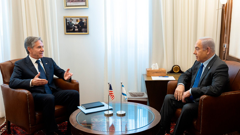  Pide Blinken “zonas seguras” para civiles si continúa conflicto bélico Israel-Gaza