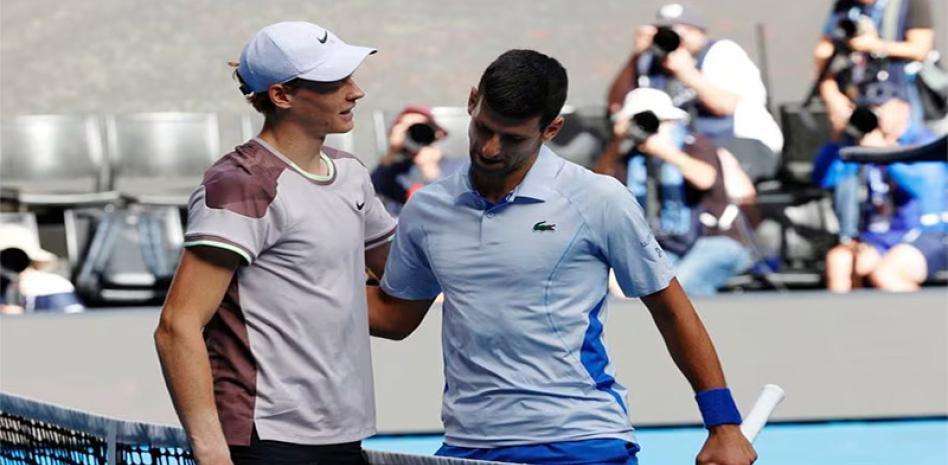  Sinner elimina a Djokovic en semifinales del Abierto de Australia