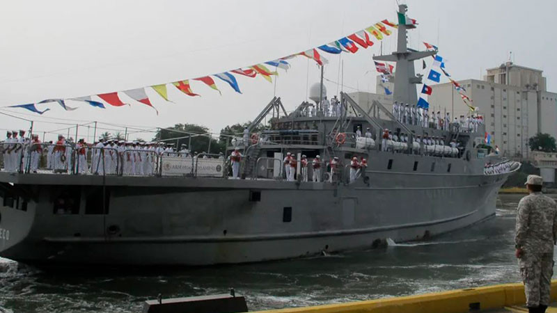  El Buque Huasteco irá hacia Panamá para buscar los restos de un general de la Revolución