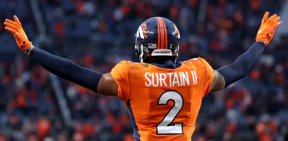  Patrick Surtain, el esquinero mejor pagado de la NFL