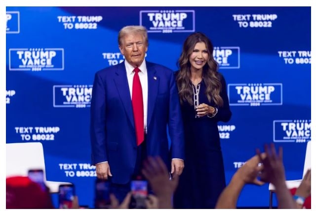  Trump completa trío de “halcones” caza-migrantes con secretaria de Seguridad Nacional