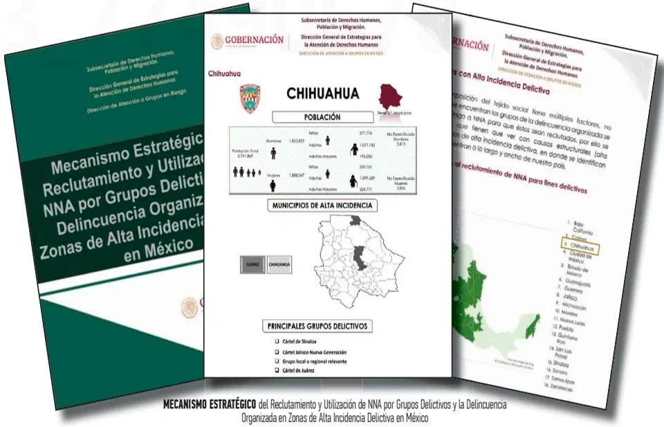 Recluta crimen 8 mil menores en el estado